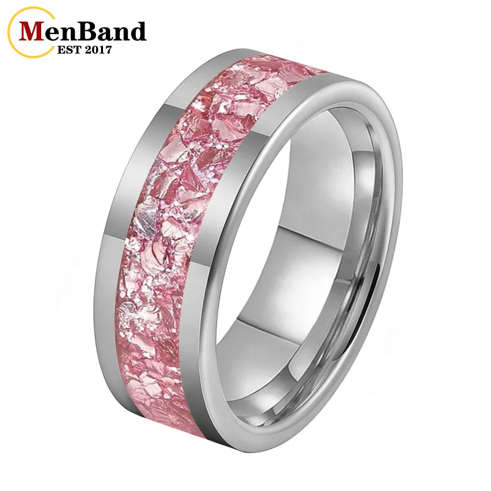 MenBand New Style 4MM 8MM Tungsten Carbide Rings Wedding Band Pink Morganite Inlay Comfort Fit ,Couple's Ring, Promise Ring
MenBand New Style 4MM 8MM Tungsten Carbide Rings Wedding Band Pink Morganite Inlay Comfort Fit ,Couple's Ring, Promise Ring