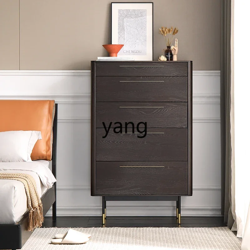 LTT all solid wood chest of drawers black bedroom bucket cabinet living room retro storage
LTT all solid wood chest of drawers black bedroom bucket cabinet living room retro storage