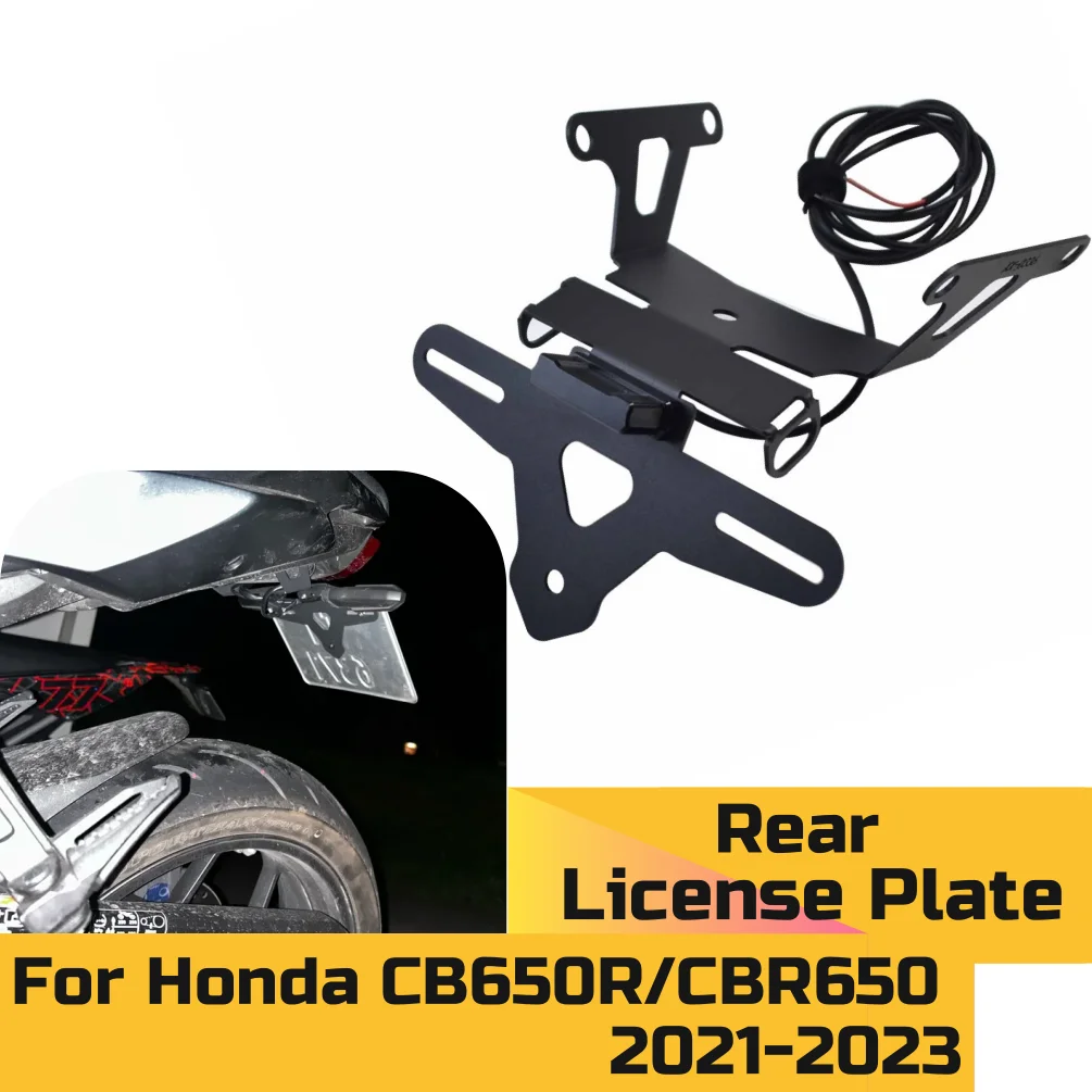 CB650R CBR650 Rear License Plate Mount Holder Tail Tidy Fender Eliminator Kit For Honda CB CBR 650R 2021 2022 2023 Accessories
CB650R CBR650 Rear License Plate Mount Holder Tail Tidy Fender Eliminator Kit For Honda CB CBR 650R 2021 2022 2023 Accessories