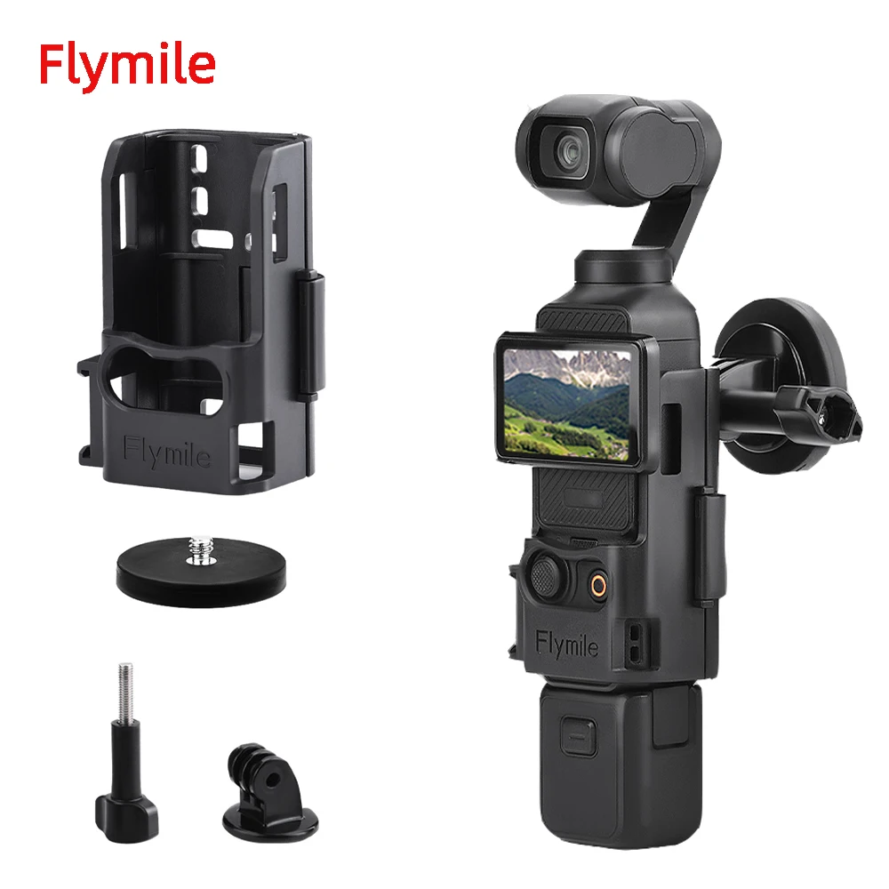 Flymile Magnetic Mount Adapter Frame for DJI Osmo Pocket 3 Vlog Photography Bracket Cold Shoe Travel Rig Action Camera Accessory
Flymile Magnetic Mount Adapter Frame for DJI Osmo Pocket 3 Vlog Photography Bracket Cold Shoe Travel Rig Action Camera Accessory