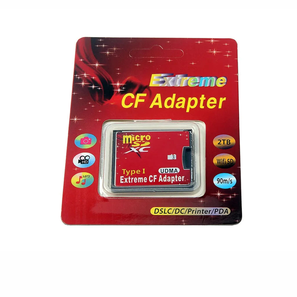 Micro-SD TF to CF Card Memory Card with Card Adapter Type I High Speed for Smart Card Support Dropship
Micro-SD TF to CF Card Memory Card with Card Adapter Type I High Speed for Smart Card Support Dropship