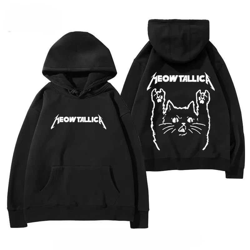 Толстовка Cat Metallica's Rock с капюшоном для мужчин и женщин осенью и зимой
Толстовка Cat Metallica's Rock с капюшоном для мужчин и женщин осенью и зимой