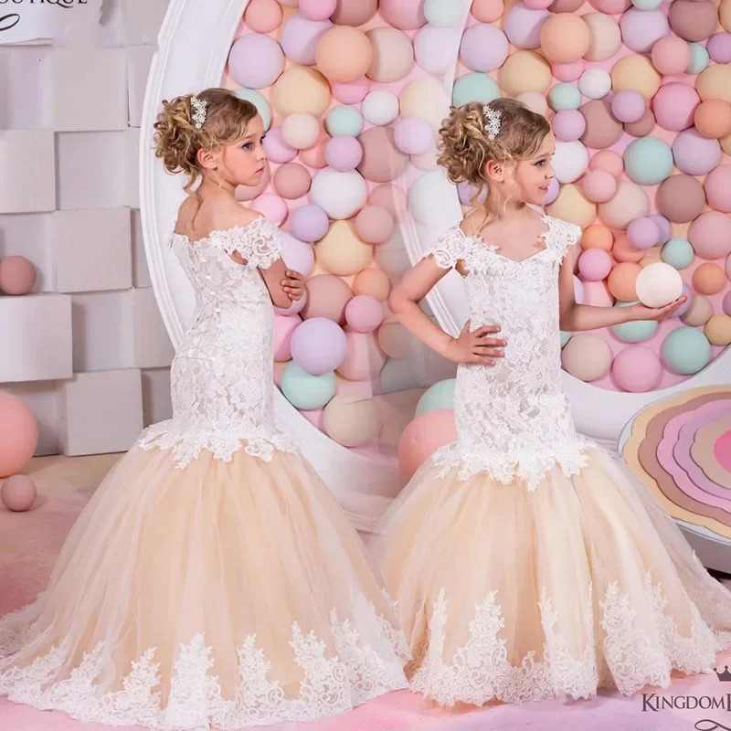 Baby Flower Girl Dress Children Dresses for Wedding Party Formal Ball Gown Kids Lace Long Evening Bridesmade Prom Mermaid Frocks
Baby Flower Girl Dress Children Dresses for Wedding Party Formal Ball Gown Kids Lace Long Evening Bridesmade Prom Mermaid Frocks