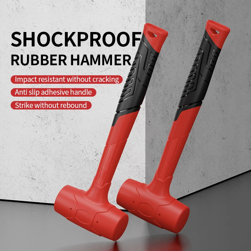 Rubber Hammer Rubber Hammer Paste Floor Tile Multifunctional Installation Hammer Rubber Hammer No Elasticity Hammer
Rubber Hammer Rubber Hammer Paste Floor Tile Multifunctional Installation Hammer Rubber Hammer No Elasticity Hammer