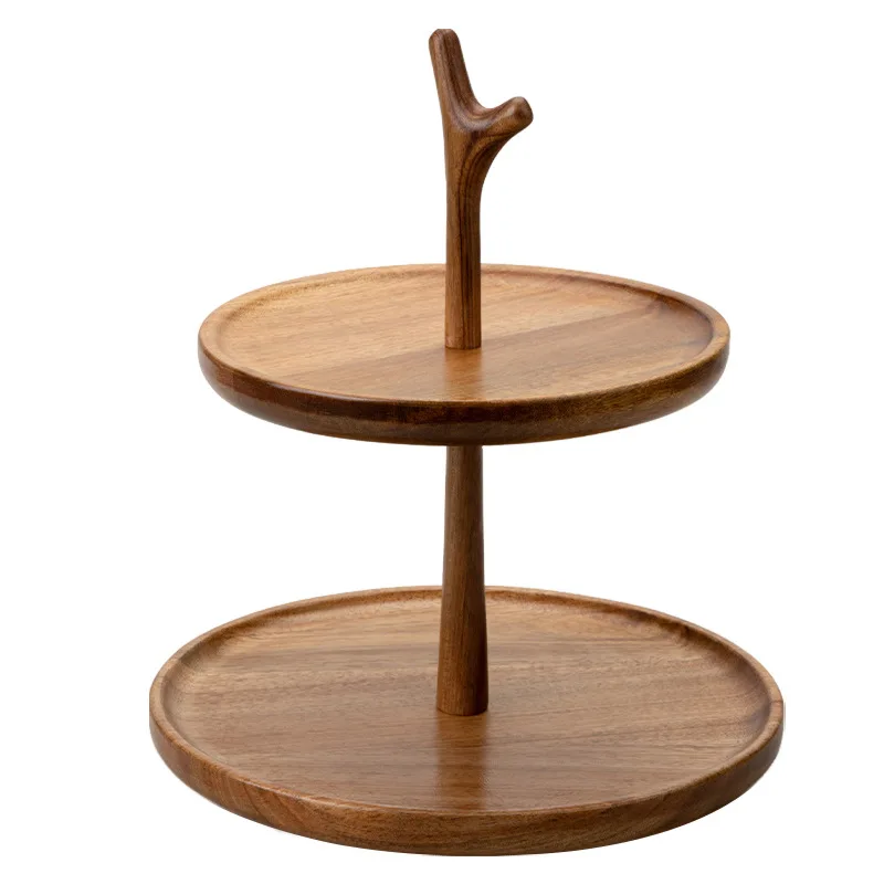 Solid wood double-layer fruit plate, living room coffee table, household snacks, dried fruit snacks, dessert table display rack
Solid wood double-layer fruit plate, living room coffee table, household snacks, dried fruit snacks, dessert table display rack