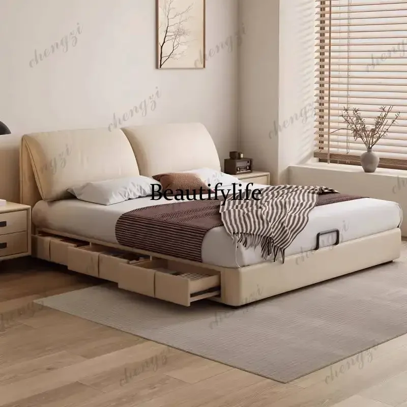 Design Unique Double Bed Minimalist White Modern Storage Double Bed Pliable Wooden Base Cama Matrimonial Furniture For Home
Design Unique Double Bed Minimalist White Modern Storage Double Bed Pliable Wooden Base Cama Matrimonial Furniture For Home