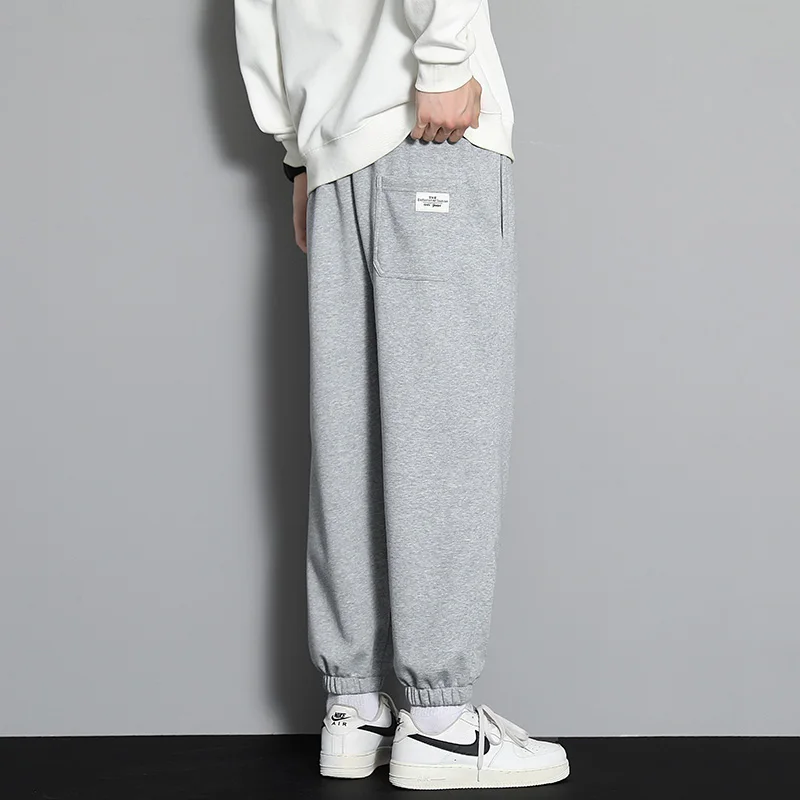 Solid Drawstring Elastic Waist Male Casual Loose Fashion Spring Autumn Men Sweatpants Pant Sportswear Wide Leg Straight Trousers
Solid Drawstring Elastic Waist Male Casual Loose Fashion Spring Autumn Men Sweatpants Pant Sportswear Wide Leg Straight Trousers