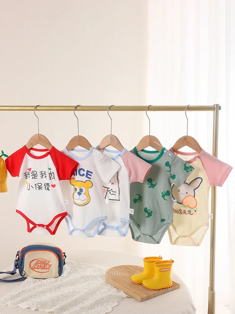 2025 Summer Cute Printed Cotton Newborn Infant Girls Baby Boys Romper Jumpsuit Short Sleeve Clothes Outfits 0-24M Baby Clothing
2025 Summer Cute Printed Cotton Newborn Infant Girls Baby Boys Romper Jumpsuit Short Sleeve Clothes Outfits 0-24M Baby Clothing