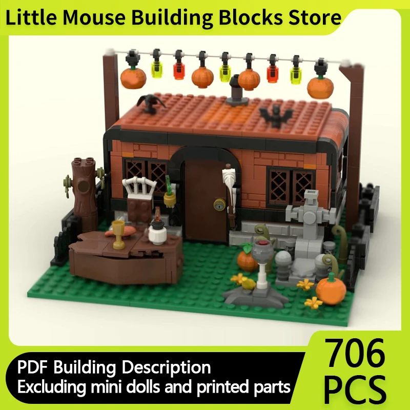 City Street View Model MOC Building Bricks Halloween Camping House Modular Technology Gifts Holiday Assemble Children Toys Suit
City Street View Model MOC Building Bricks Halloween Camping House Modular Technology Gifts Holiday Assemble Children Toys Suit