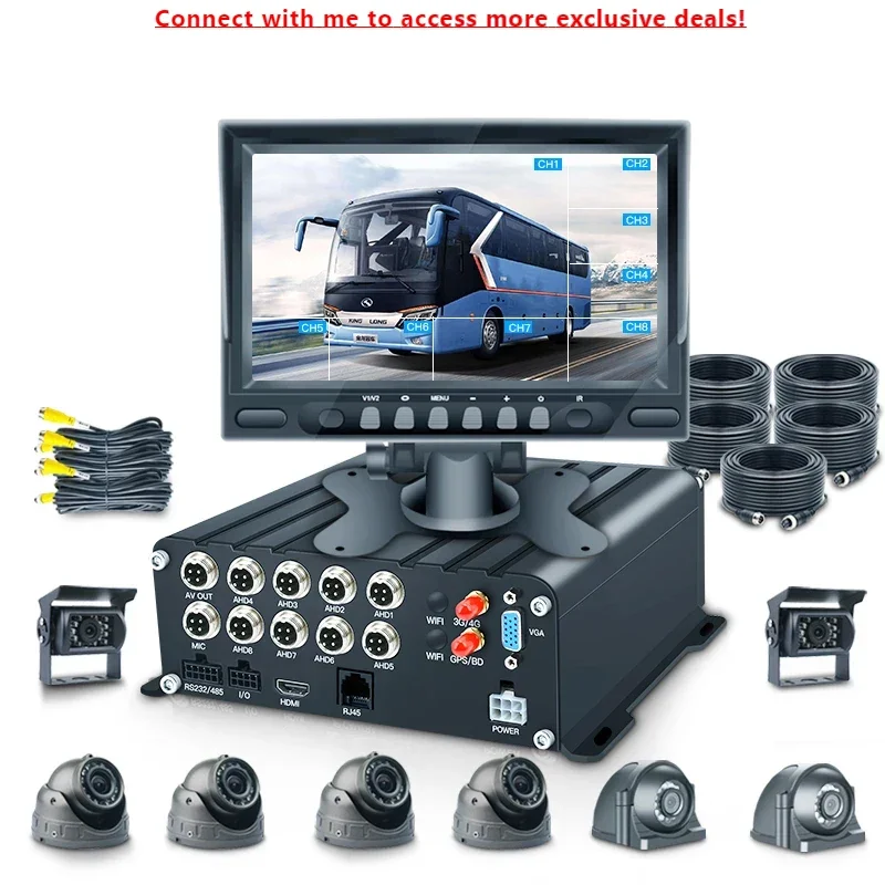 Автоматический гибридный комплект школьного автобуса Mobile Nvr 4g Truck Mdvr 8-канальный 4-канальный Ahd 1080p 4g/Gps/Wi-Fi 8-канальный Mdvr H.265 для автомобиля
Автоматический гибридный комплект школьного автобуса Mobile Nvr 4g Truck Mdvr 8-канальный 4-канальный Ahd 1080p 4g/Gps/Wi-Fi 8-канальный Mdvr H.265 для автомобиля