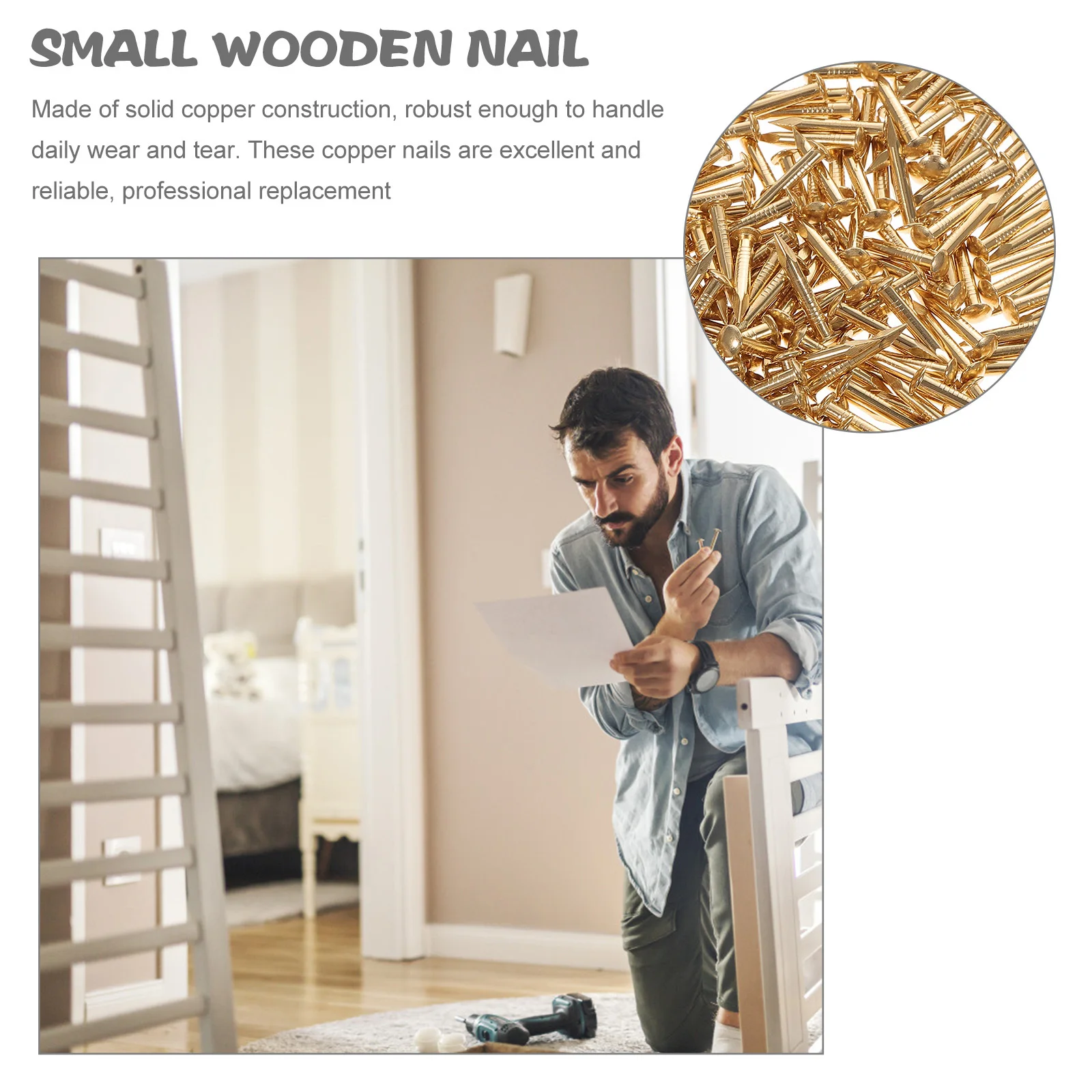 1 упаковка медных гвоздей, твердая конструкция, высокая твердость для подвешивания картин, сделай сам, поделки из дерева, настенный декор, сверхмощные маленькие гвозди
1 упаковка медных гвоздей, твердая конструкция, высокая твердость для подвешивания картин, сделай сам, поделки из дерева, настенный декор, сверхмощные маленькие гвозди