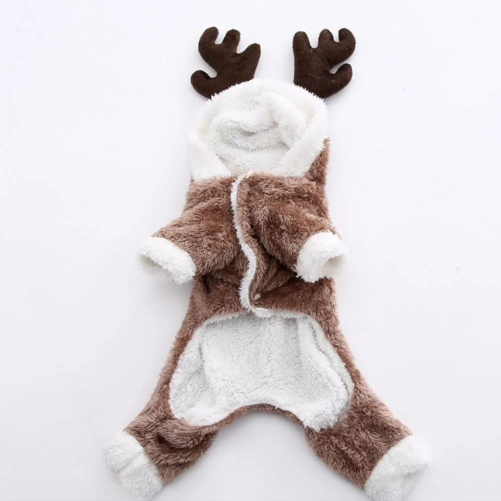 Dog Christmas Clothes Brown Xl Elk Flannel Coat Warm Winter Pet Party Dog Costume Puppy Outfit Pet Christmas Clothes
Dog Christmas Clothes Brown Xl Elk Flannel Coat Warm Winter Pet Party Dog Costume Puppy Outfit Pet Christmas Clothes