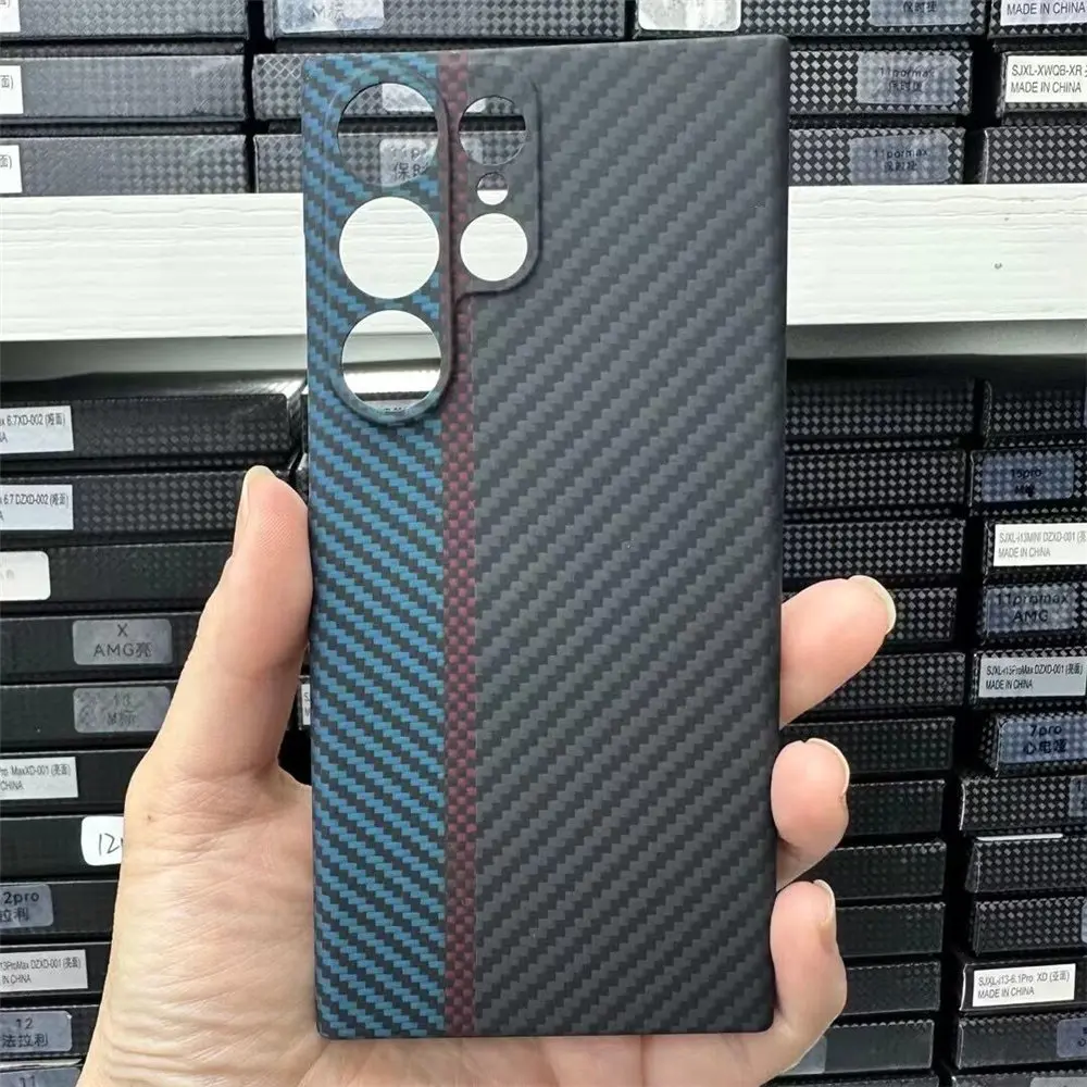 Genuine Carbon Fiber Aramid Case for Samsung Galxy S23 Ultra Armor Back Cover
Genuine Carbon Fiber Aramid Case for Samsung Galxy S23 Ultra Armor Back Cover