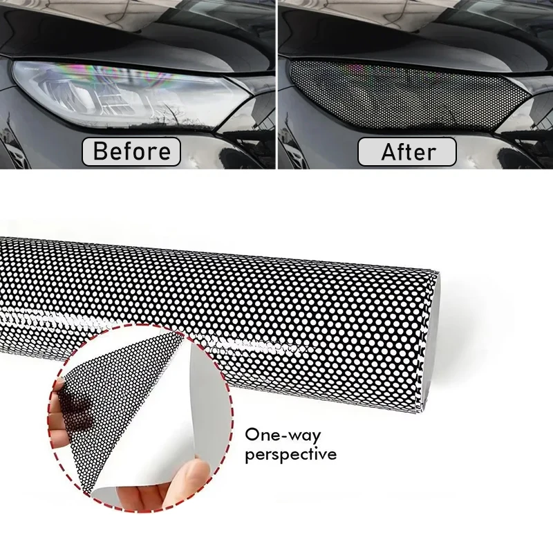 Auto Accessories One Way Perforated Film Self Adhesive Suitable for Car Headlight Sticker Perforated Vinyl Privacy Window Film
Auto Accessories One Way Perforated Film Self Adhesive Suitable for Car Headlight Sticker Perforated Vinyl Privacy Window Film