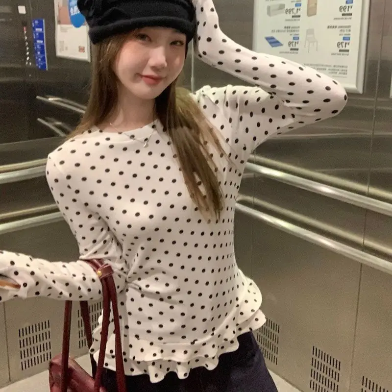 Spring Autumn Style Pure Desire Hot Girl Long Sleeve T-shirt Slim Fit Versatile Interior Design Sense Bottom Shirt Top
Spring Autumn Style Pure Desire Hot Girl Long Sleeve T-shirt Slim Fit Versatile Interior Design Sense Bottom Shirt Top