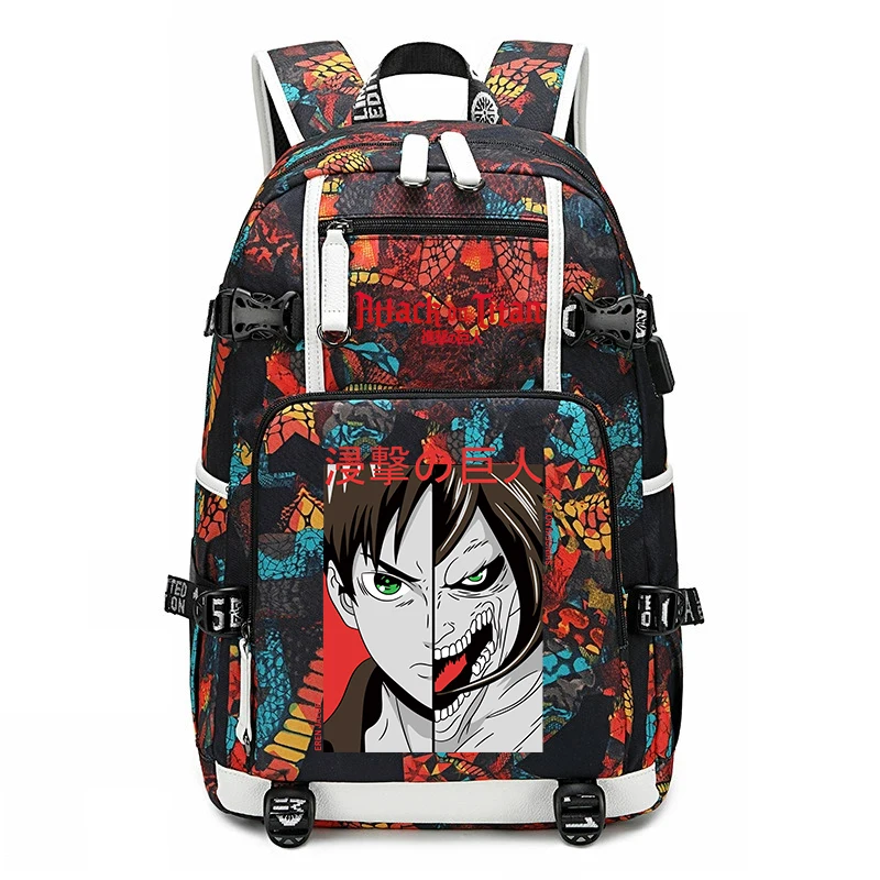 Attack on Titan Print School Backpack Large Capacity Casual Daypack for Boys Girls
Attack on Titan Print School Backpack Large Capacity Casual Daypack for Boys Girls