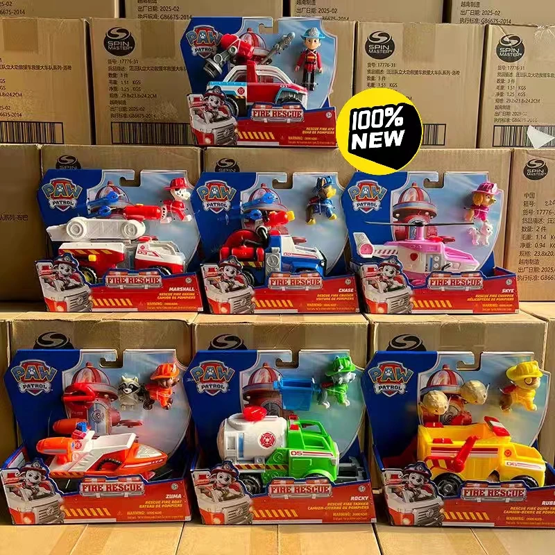 100% Genuine Paw Patrol Rescue Wheels Anime Action Figure Toy Patrulla Canina Capsule Toys Kids Dolls Children Birthday Gift
100% Genuine Paw Patrol Rescue Wheels Anime Action Figure Toy Patrulla Canina Capsule Toys Kids Dolls Children Birthday Gift