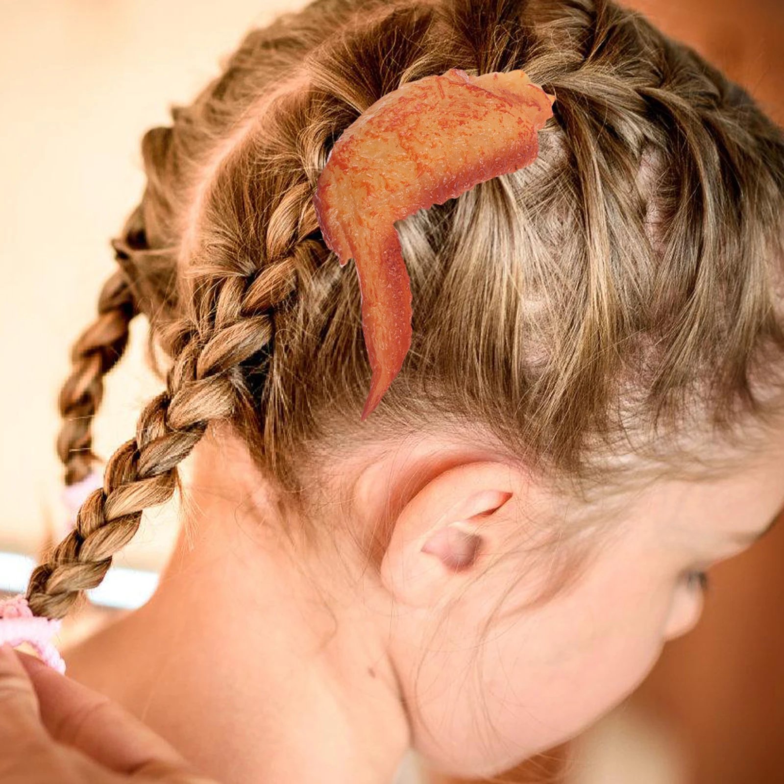 Creative PVC Food-Themed Hair Accessories For Girls Wing Hair Clips Funny Food-Themed Accessories for Women Party Wedding Travel
Creative PVC Food-Themed Hair Accessories For Girls Wing Hair Clips Funny Food-Themed Accessories for Women Party Wedding Travel