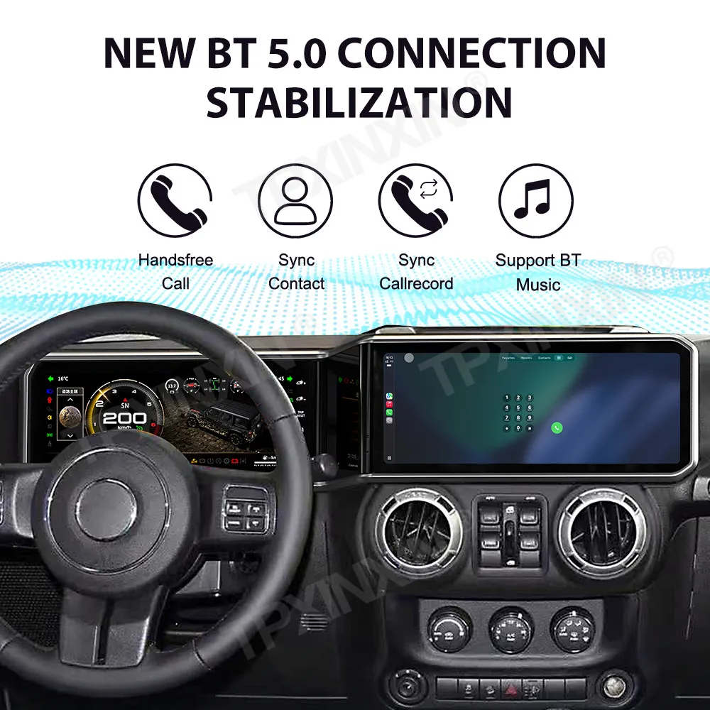 12.3"+12.3" Touch Screen LCD Instrument Cluster Multimedia Player Head Unit For Jeep Wrangler Jl Gladiator 2010-2017 Car Radio
12.3"+12.3" Touch Screen LCD Instrument Cluster Multimedia Player Head Unit For Jeep Wrangler Jl Gladiator 2010-2017 Car Radio