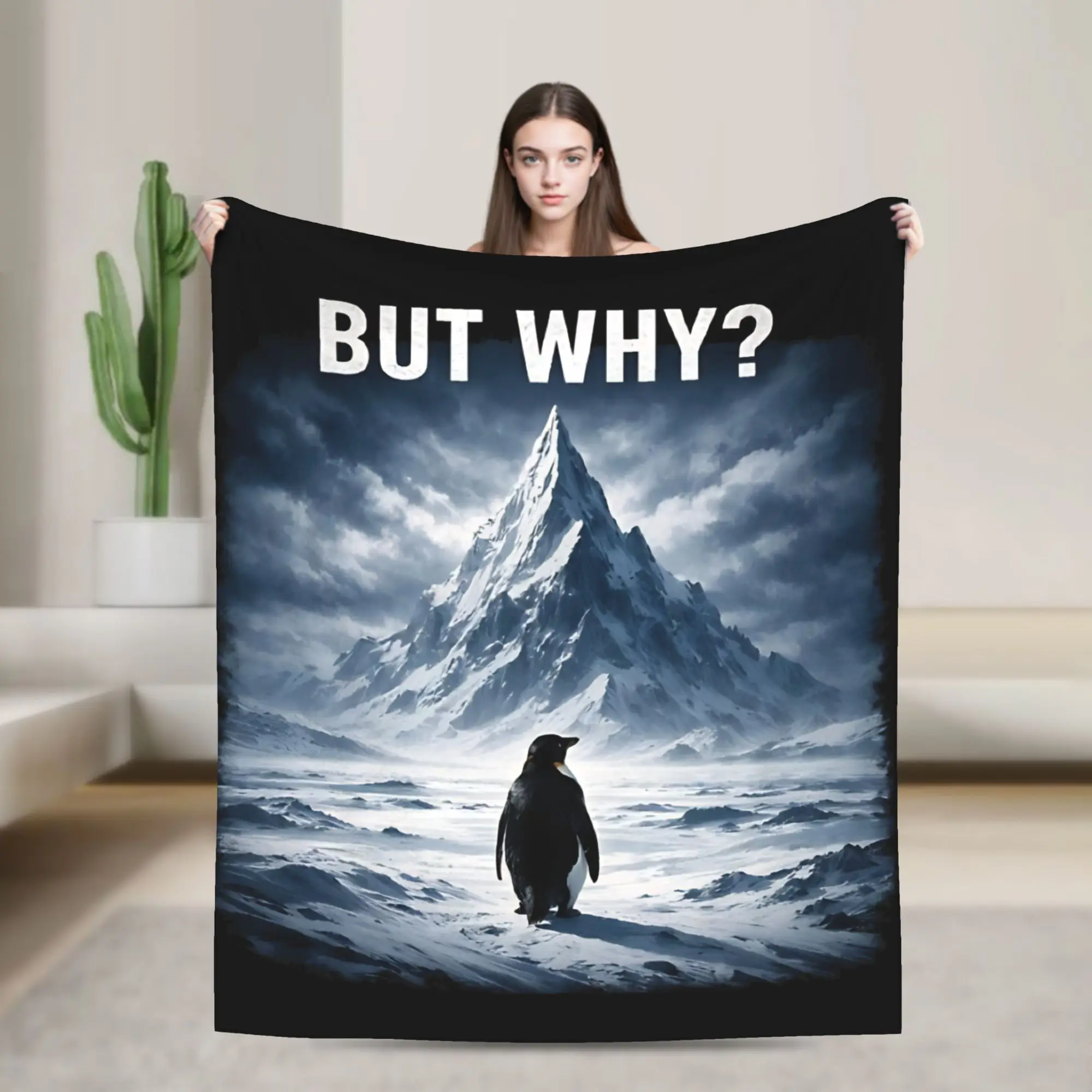 But Why Penguin, Nihilist Penguin Blankets Wool Novelty Soft Throw Blankets for Home Restaurant Spring Autumn,
But Why Penguin, Nihilist Penguin Blankets Wool Novelty Soft Throw Blankets for Home Restaurant Spring Autumn,