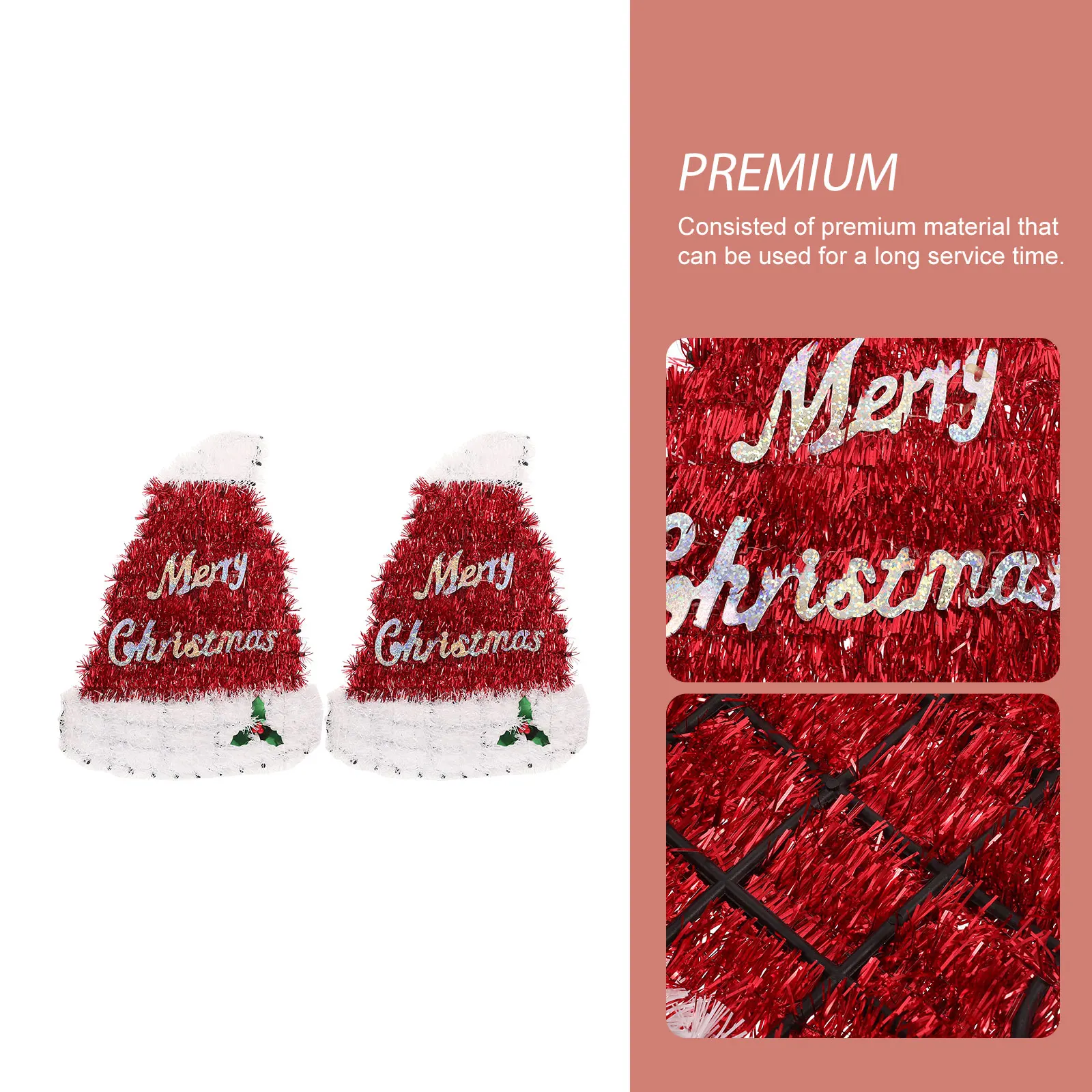 2 Pcs Flower Siding Parts Santa Garland Hanging Decor Holiday Window Decoration Christmas 
2 Pcs Flower Siding Parts Santa Garland Hanging Decor Holiday Window Decoration Christmas