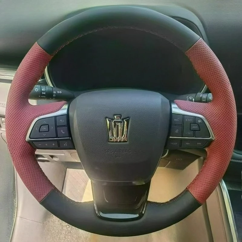 For Toyota Sienna 2021 2022 Highlander 2020-2022 Hand Stitched renovate Non-slip black white Leather Car Steering Wheel Cover
For Toyota Sienna 2021 2022 Highlander 2020-2022 Hand Stitched renovate Non-slip black white Leather Car Steering Wheel Cover