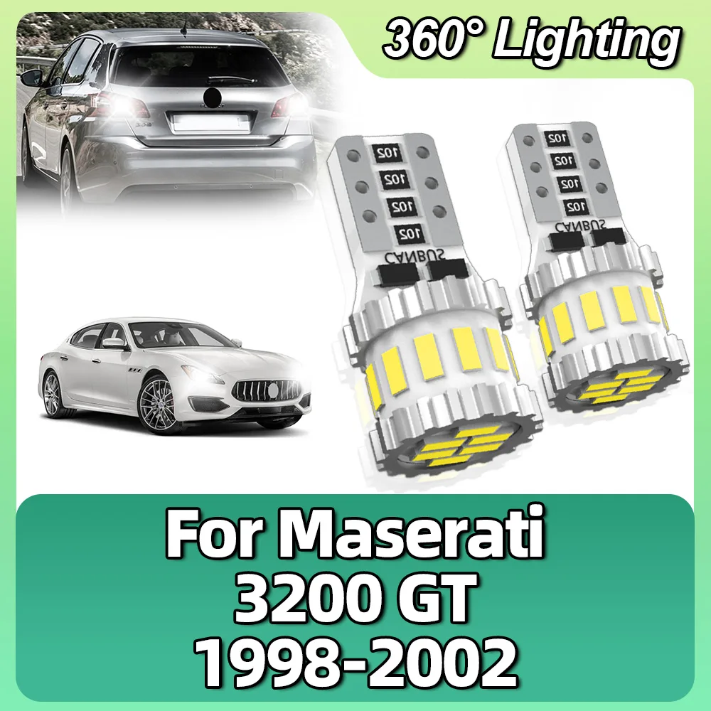 Для Maserati 3200 GT 1998 1999 2000 2001 T10 W5W 2002 168 светодиодная задняя фонарь с белым CANBUS без ошибок маркер для парковки лампочка для габаритных огней
Для Maserati 3200 GT 1998 1999 2000 2001 T10 W5W 2002 168 светодиодная задняя фонарь с белым CANBUS без ошибок маркер для парковки лампочка для габаритных огней