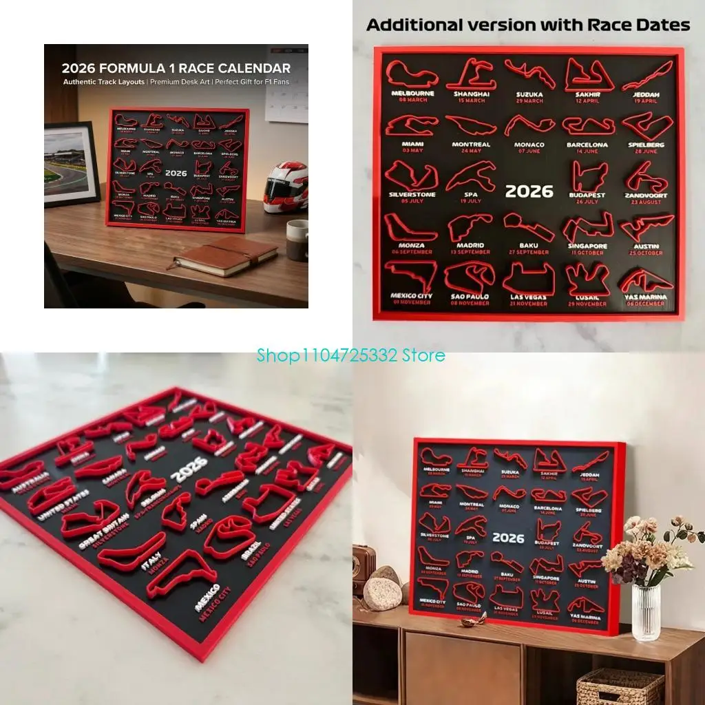 P5EA 3D Printed Plastic Calendar with DIsplay Stand For Home Desktop Wall Decoration
P5EA 3D Printed Plastic Calendar with DIsplay Stand For Home Desktop Wall Decoration