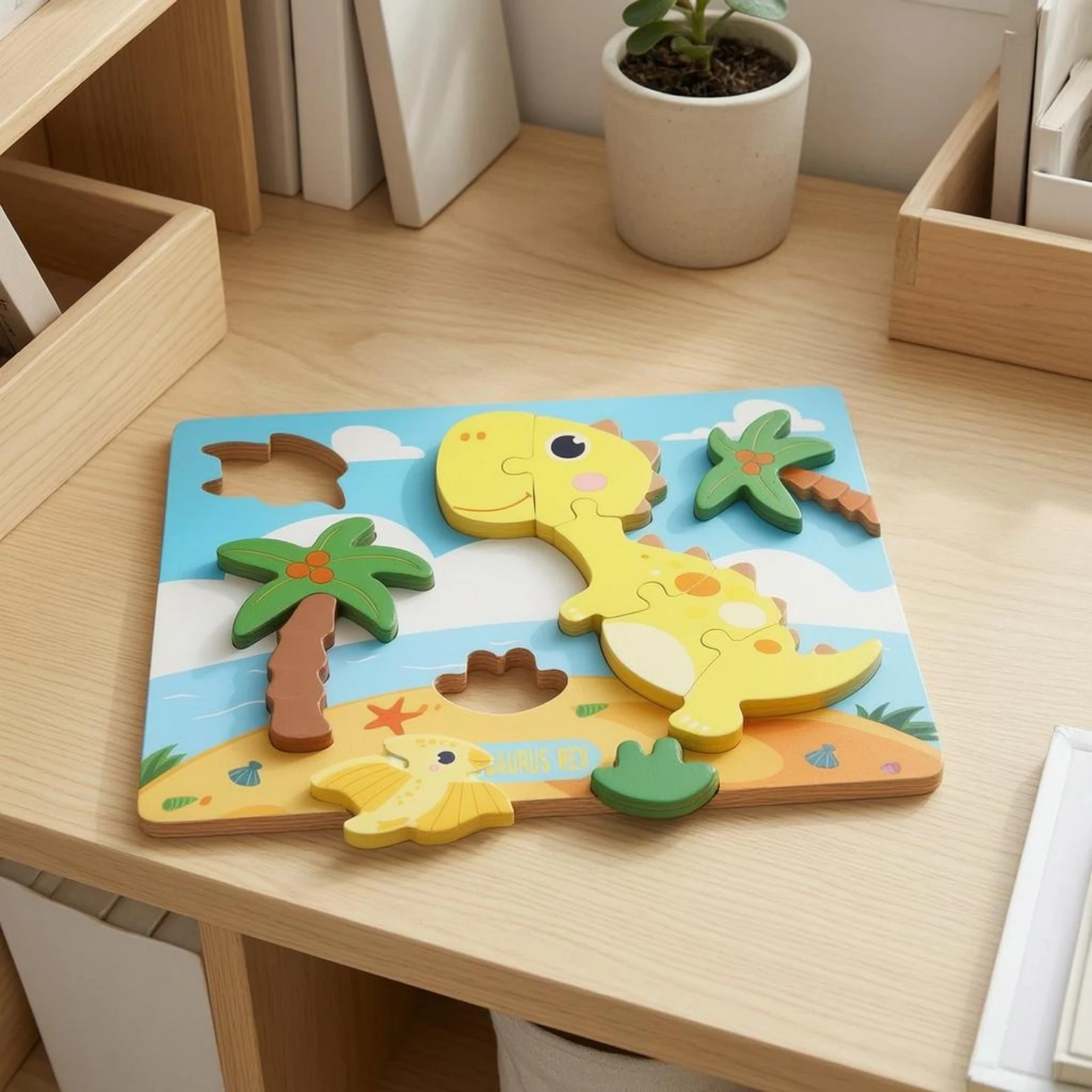 Wooden Shape Puzzle Board Smooth Surface 3D Jigsaw Puzzle Board Cartoon Style Colorful for Children
Wooden Shape Puzzle Board Smooth Surface 3D Jigsaw Puzzle Board Cartoon Style Colorful for Children