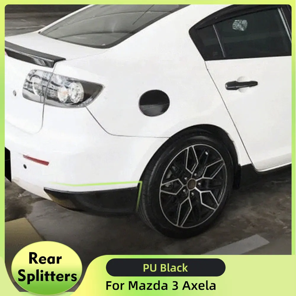 PU Unpainted Black Car Rear Bumper Splitters Lip Aprons Cupwings Flaps Winglets for Mazda 3 Axela 2006-2010 Car Rear Splitters 
PU Unpainted Black Car Rear Bumper Splitters Lip Aprons Cupwings Flaps Winglets for Mazda 3 Axela 2006-2010 Car Rear Splitters