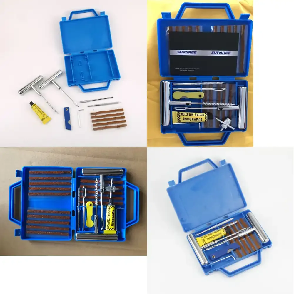 High Quality Tire Tyre Puncture Plug Repair Tool Kit Other Car Accessory
High Quality Tire Tyre Puncture Plug Repair Tool Kit Other Car Accessory