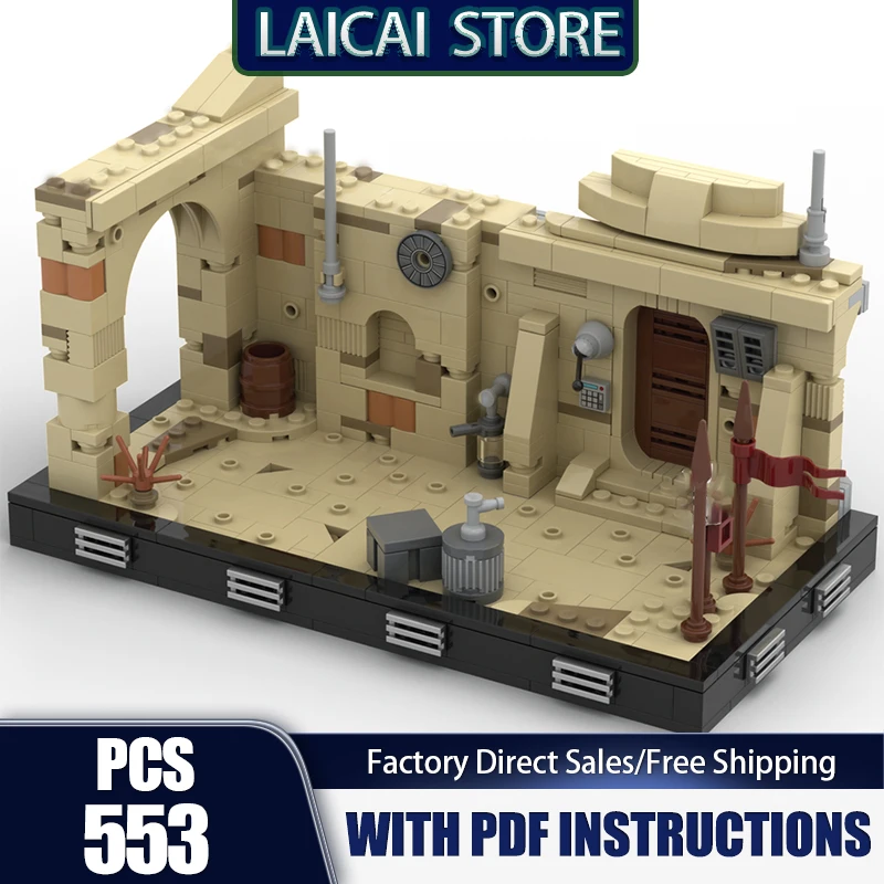 Звездный фильм Moc, строительные кирпичи, известная уличная модель Татуина, технология, модульные блоки, подарки, рождественские игрушки, наборы «сделай сам», сборка
Звездный фильм Moc, строительные кирпичи, известная уличная модель Татуина, технология, модульные блоки, подарки, рождественские игрушки, наборы «сделай сам», сборка