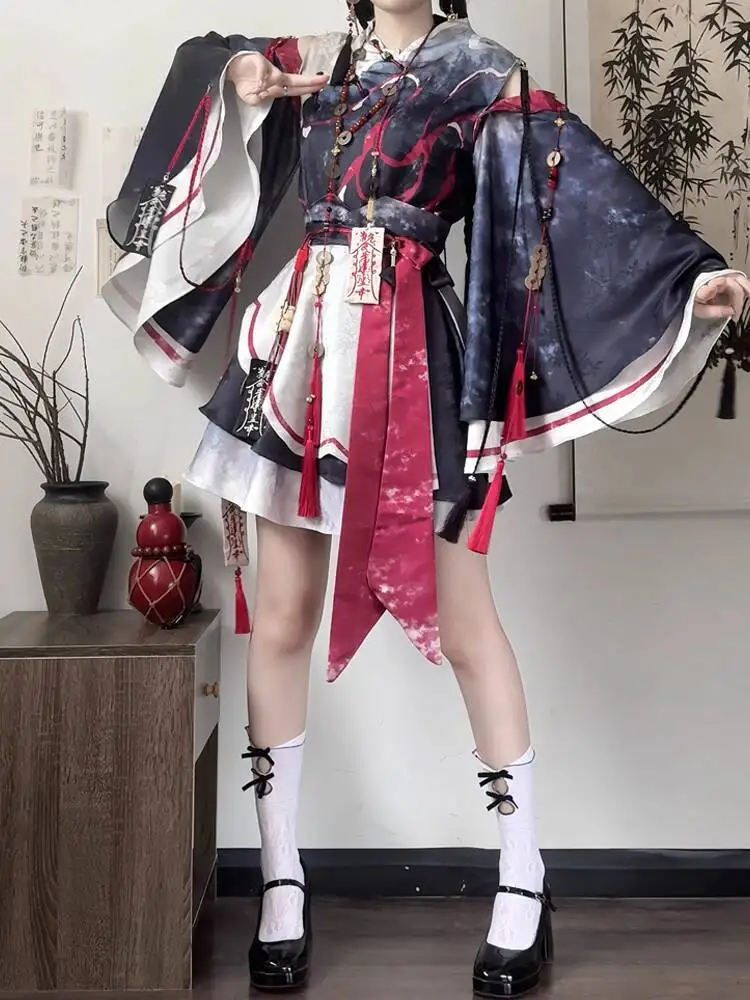 New Chinese Style Lolita Improve Hanfu Women Little Zombie Dress Fiesta Carnival Halloween Cos Cosplay Skirt
New Chinese Style Lolita Improve Hanfu Women Little Zombie Dress Fiesta Carnival Halloween Cos Cosplay Skirt