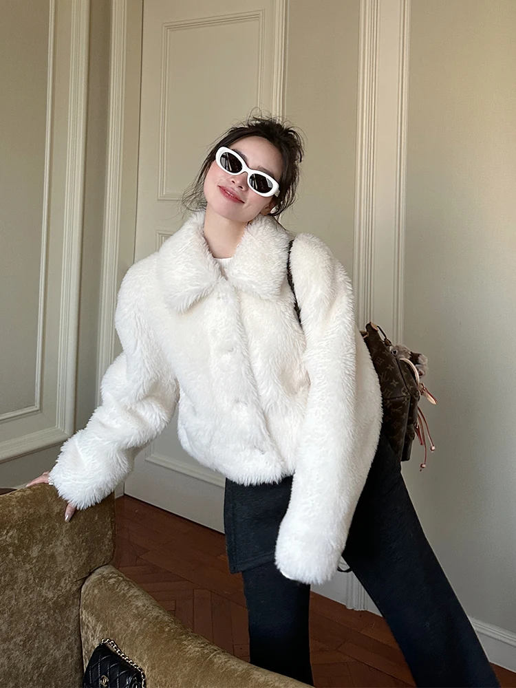 Теплое зимнее пальто из шерсти и меха в корейском стиле, маленький размер, прямой крой, удлиненное, хлопковое
Теплое зимнее пальто из шерсти и меха в корейском стиле, маленький размер, прямой крой, удлиненное, хлопковое