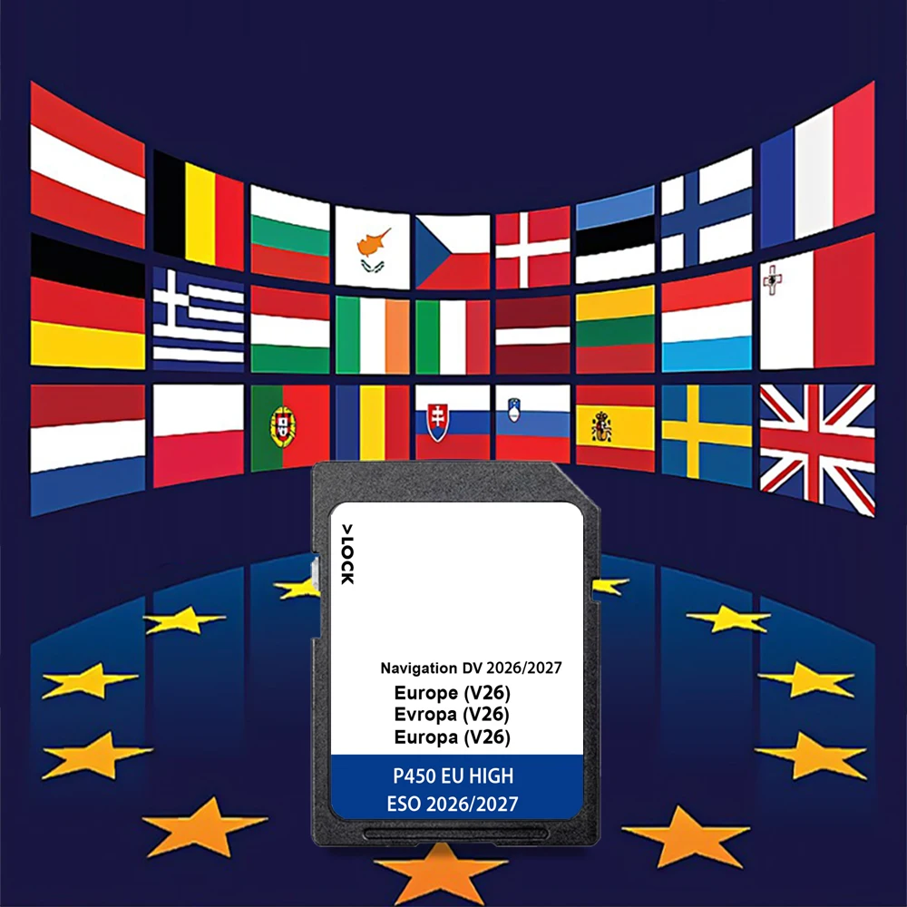 for Skoda VW 64GB Discover Media Pro UK Ireland Europe Map Sat Navigation Card DV V26 SD Card 2026-2027 Update Version Software
for Skoda VW 64GB Discover Media Pro UK Ireland Europe Map Sat Navigation Card DV V26 SD Card 2026-2027 Update Version Software