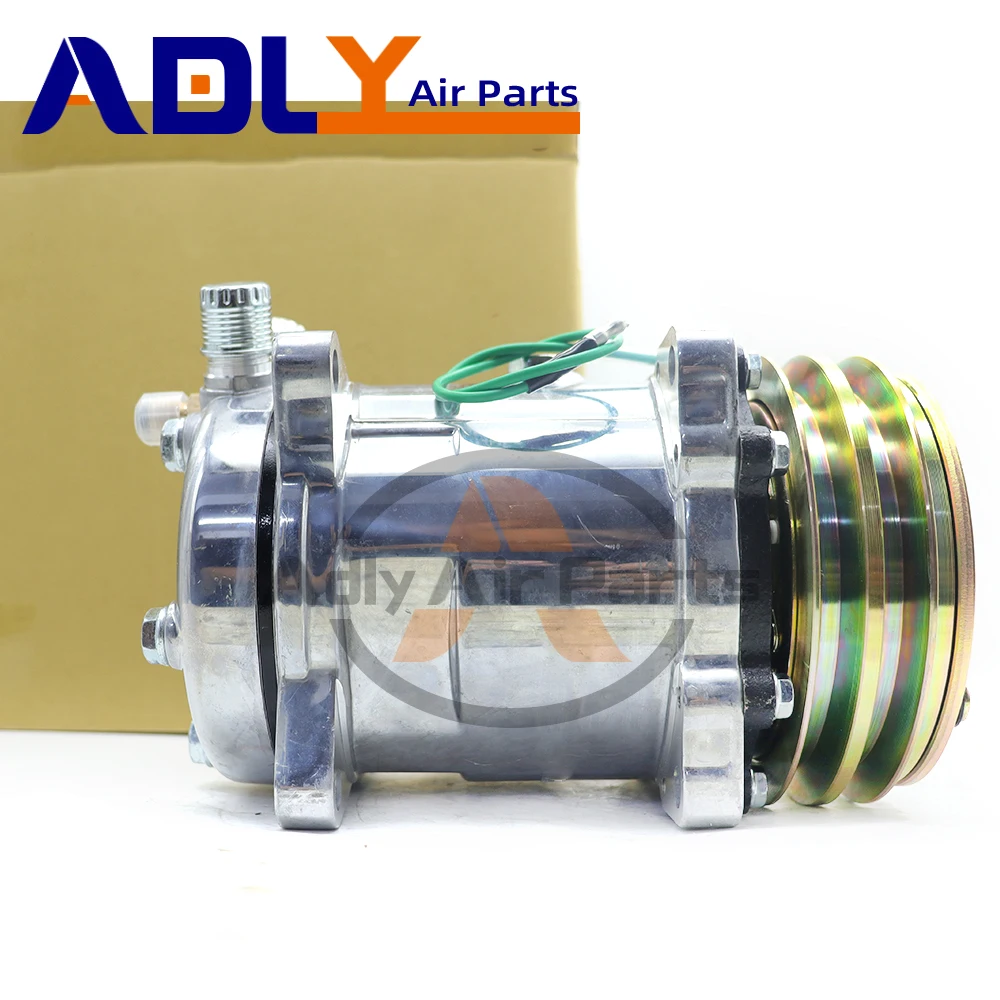 Auto AC Compressor Sanden 5H14 Sanden 508 SD508 Tractor Excavator Heavy Duty Truck 12V / 24V 2 Groove V Blet Pulley
Auto AC Compressor Sanden 5H14 Sanden 508 SD508 Tractor Excavator Heavy Duty Truck 12V / 24V 2 Groove V Blet Pulley
