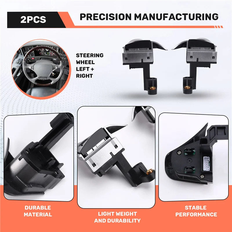 1881591 1881593 Truck Steering Wheel Button Switch For SCANIA P G R T Series Cruise Control Switch
1881591 1881593 Truck Steering Wheel Button Switch For SCANIA P G R T Series Cruise Control Switch
