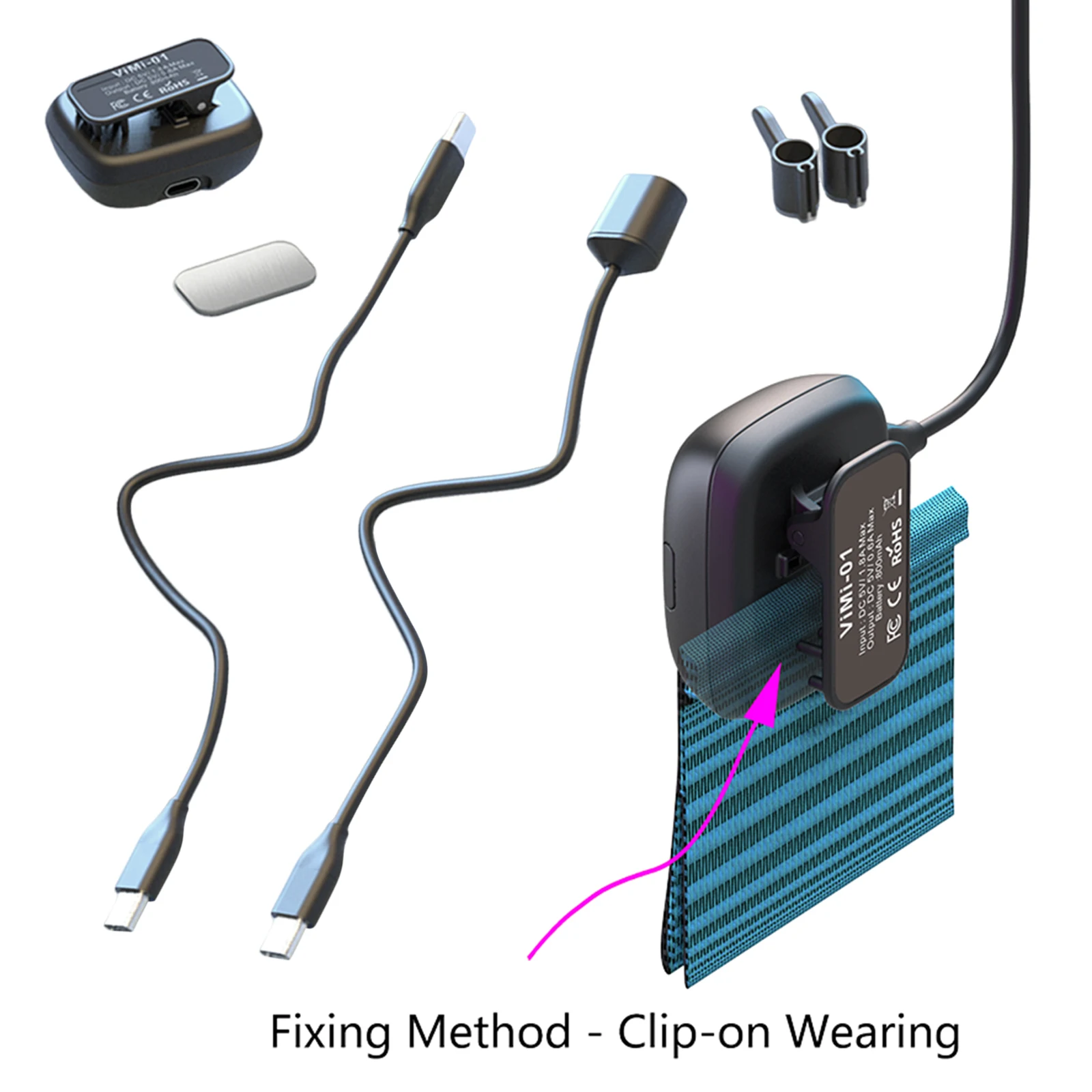 Портативное зарядное устройство для очков Ray-Neo V3 AI, аксессуар, зарядка-клипса с аккумулятором 800 мАч, легкий дизайн
Портативное зарядное устройство для очков Ray-Neo V3 AI, аксессуар, зарядка-клипса с аккумулятором 800 мАч, легкий дизайн