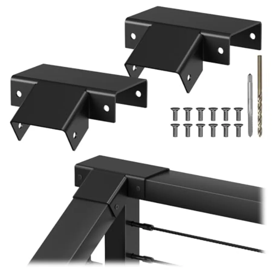 Flat Handrail Accessories, Pack Aluminum Deck to Stair Handrail Connector,,Black Cable Railing Post Handrail Connector for Flat
Flat Handrail Accessories, Pack Aluminum Deck to Stair Handrail Connector,,Black Cable Railing Post Handrail Connector for Flat