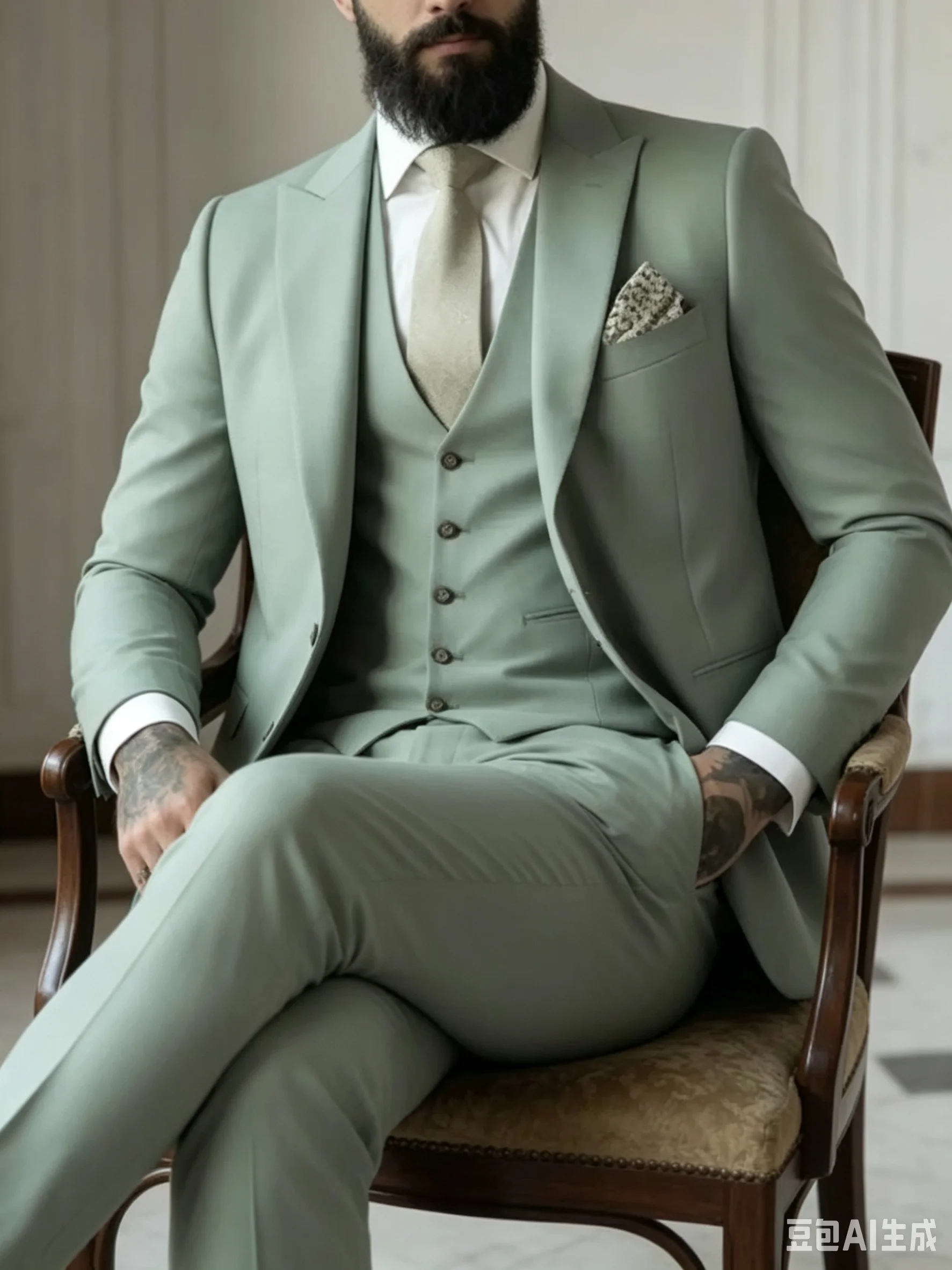 High Quality 3 Piece Green Men's Suit Stylish Elegant Blazer Vest Pants Slim Fit Business Office Wedding Formal Outfit Dinner
High Quality 3 Piece Green Men's Suit Stylish Elegant Blazer Vest Pants Slim Fit Business Office Wedding Formal Outfit Dinner
