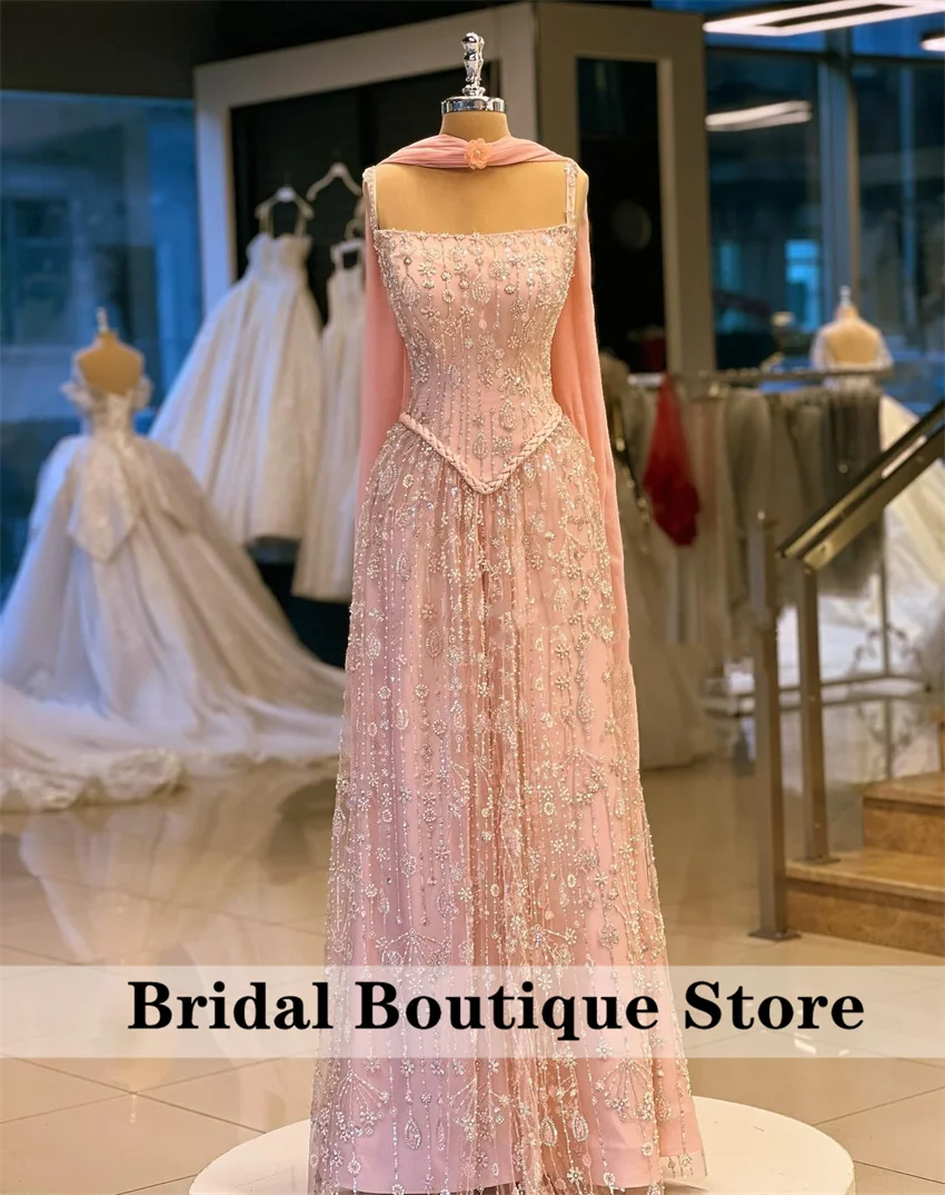 Glitter Pink Prom Dress With Cape Prom Dress Beading Crystals Evening Party Gowns Luxury Birthday Party Dress Customized
Glitter Pink Prom Dress With Cape Prom Dress Beading Crystals Evening Party Gowns Luxury Birthday Party Dress Customized