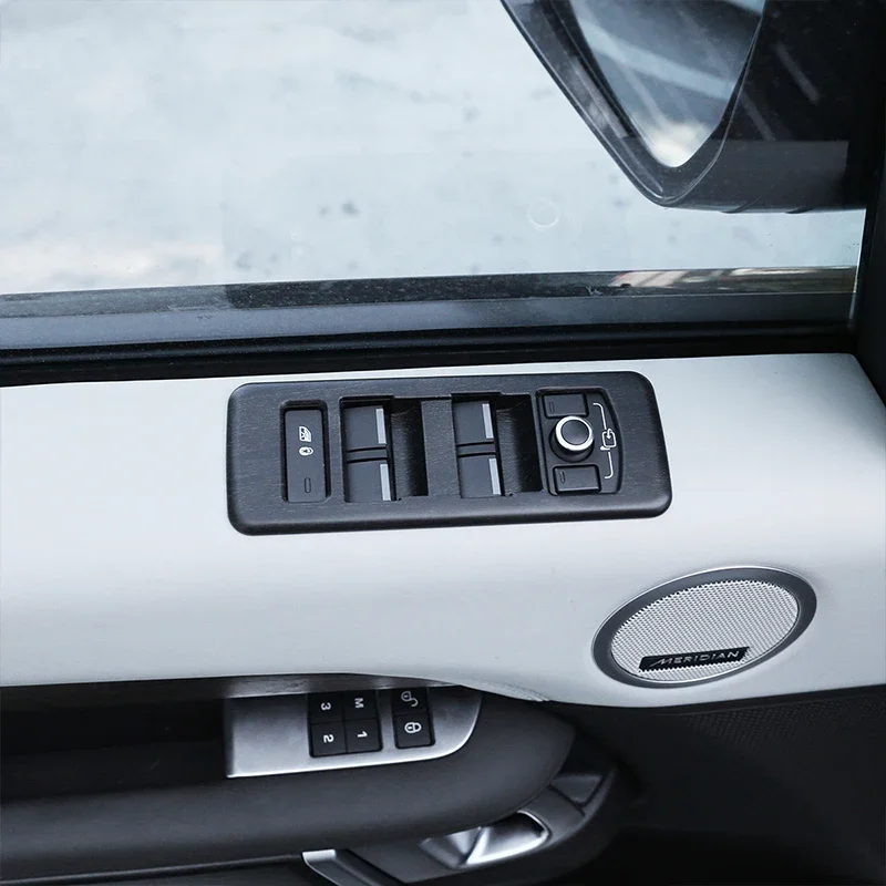 Pop 4 Pcs For Land Rover Discovery 5 2017 2018 L462 LR5 Car ABS Oak Wood Grain Interior Window Lift Switch Button Frame Cover Tr
Pop 4 Pcs For Land Rover Discovery 5 2017 2018 L462 LR5 Car ABS Oak Wood Grain Interior Window Lift Switch Button Frame Cover Tr