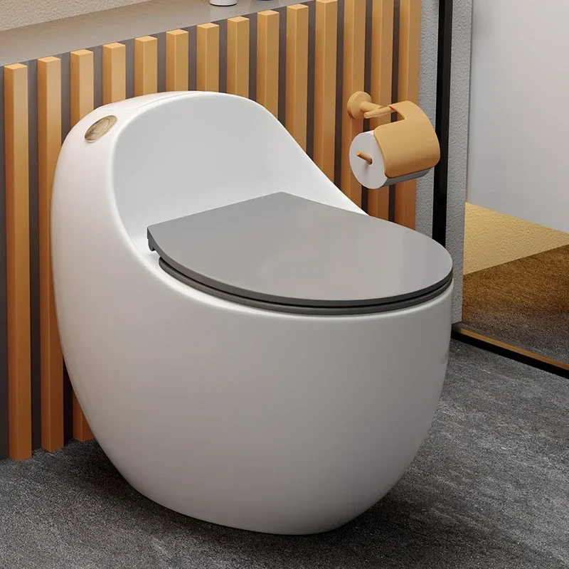Creative egg-shaped household gray toilet flush siphon water-saving deodorant silent toilet
Creative egg-shaped household gray toilet flush siphon water-saving deodorant silent toilet