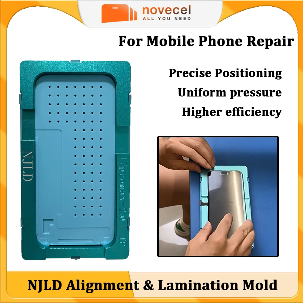 NJLD Precision No-Transfer Lamination Alignment Mold for iPhone 17 Pro Max 16 15 Plus 14 13 12 LCD Screen Glass Position Repair
NJLD Precision No-Transfer Lamination Alignment Mold for iPhone 17 Pro Max 16 15 Plus 14 13 12 LCD Screen Glass Position Repair