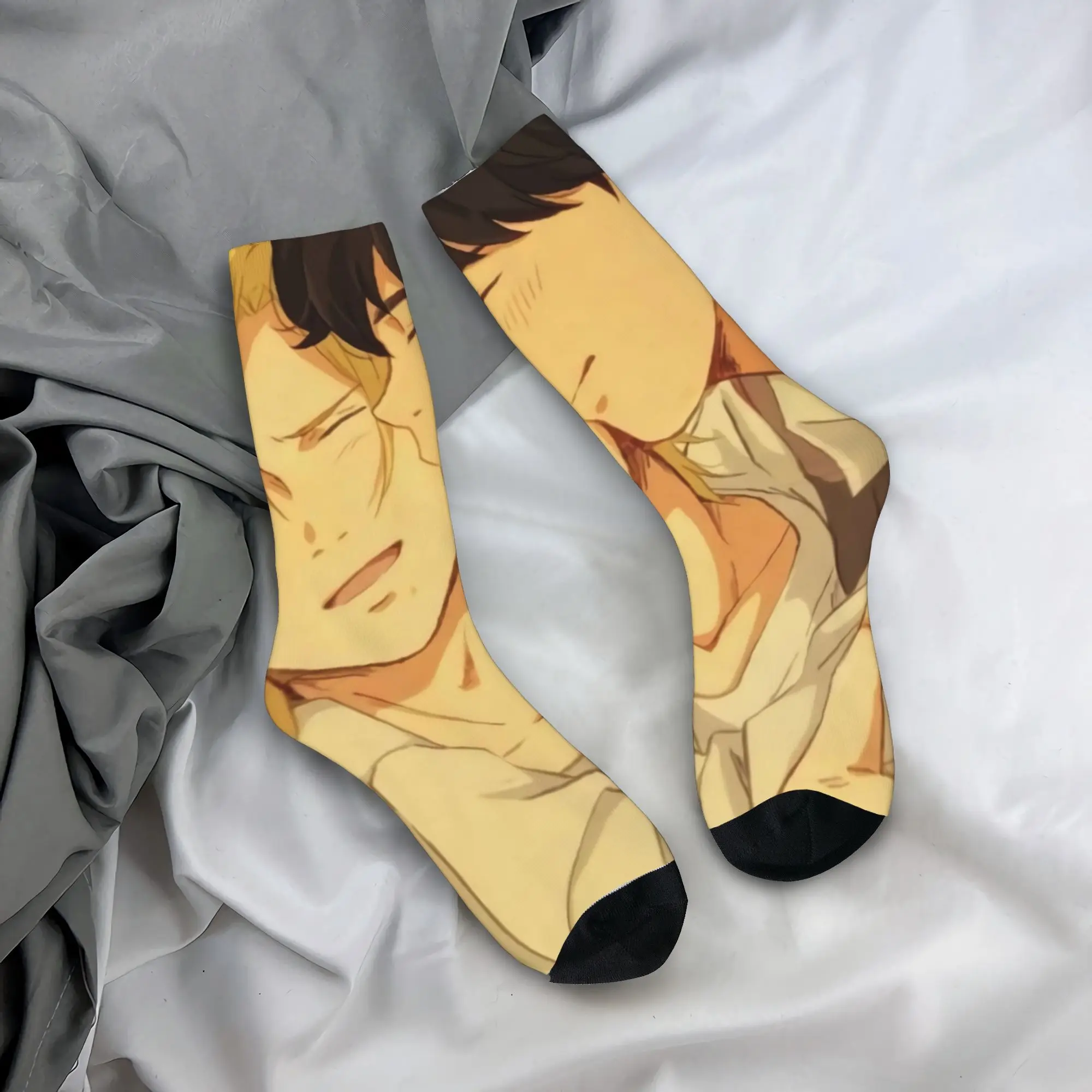 Ash Eiji Banana Fish, носки в стиле аниме, нескользящие чулки, мужские мягкие носки унисекс для скейтборда, весенние носки с готическим дизайном
Ash Eiji Banana Fish, носки в стиле аниме, нескользящие чулки, мужские мягкие носки унисекс для скейтборда, весенние носки с готическим дизайном