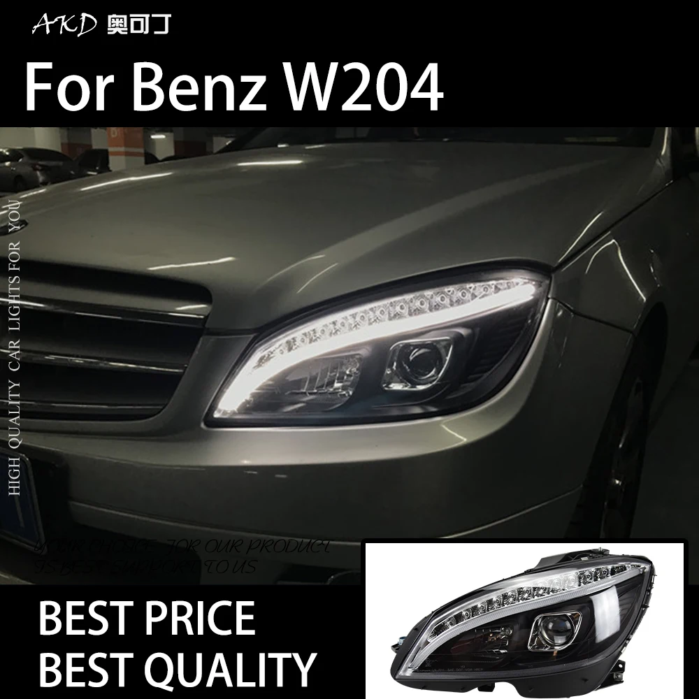 Car Lights For W204 2007-2010 C Class LED Auto Headlight Assembly Upgrade Dynamic Signal Lamp Projector Lens Tool Accessories
Car Lights For W204 2007-2010 C Class LED Auto Headlight Assembly Upgrade Dynamic Signal Lamp Projector Lens Tool Accessories