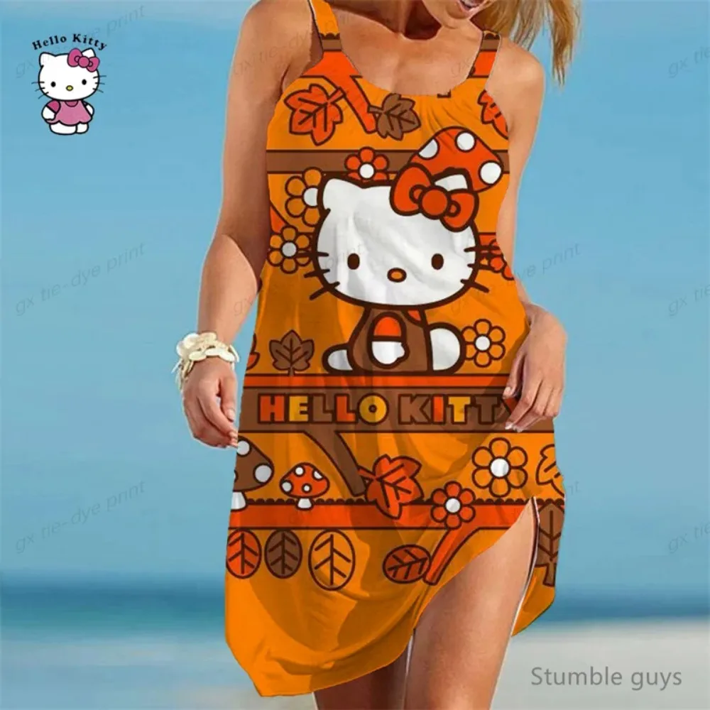 Женское модное удобное пляжное платье, летнее женское платье Hello Kitty, повседневные модные пляжные платья Hello Kitty, сексуальные женские платья
Женское модное удобное пляжное платье, летнее женское платье Hello Kitty, повседневные модные пляжные платья Hello Kitty, сексуальные женские платья