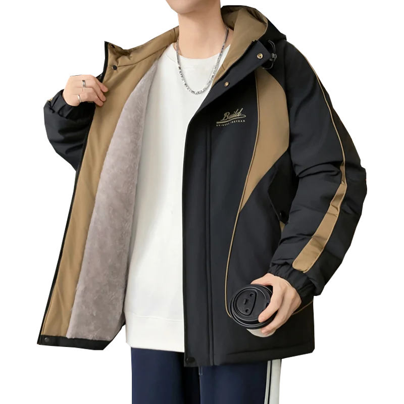 Fashion Men's Thicken Hooded Fleece Jackets 2026 Winter Casual Warm Plush Coat Youth Streetwear Windproof Padded Parkas Clothing
Fashion Men's Thicken Hooded Fleece Jackets 2026 Winter Casual Warm Plush Coat Youth Streetwear Windproof Padded Parkas Clothing
