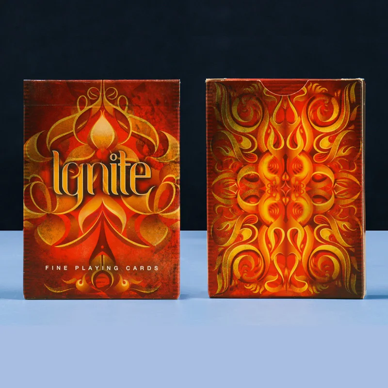 Американские импортные игральные карты. Игральные карты компании E "Flame Burning Playing Cards" - "Ignite" - магические карты с полосатым узором.
Американские импортные игральные карты. Игральные карты компании E "Flame Burning Playing Cards" - "Ignite" - магические карты с полосатым узором.