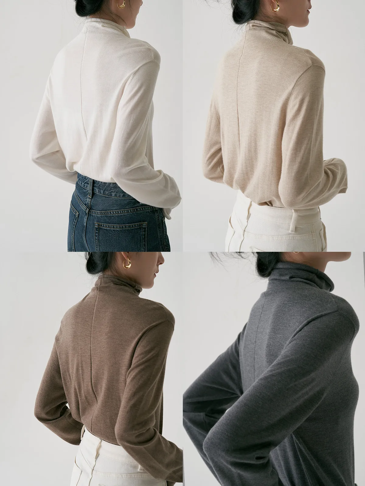 SHALLOW STREAMS Women's Cashmere High Neck Knitted Base Shirt Spring Autumn Fashion Ladies' Premium Quality Wool Blend Top
SHALLOW STREAMS Women's Cashmere High Neck Knitted Base Shirt Spring Autumn Fashion Ladies' Premium Quality Wool Blend Top